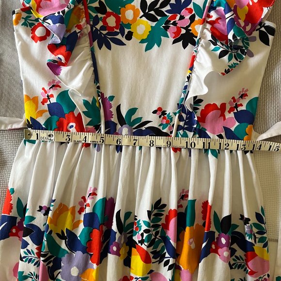 1980s Vintage girl’s dress by Canadian designer Elen Henderson. Girls size 14. - Picture 5 of 11